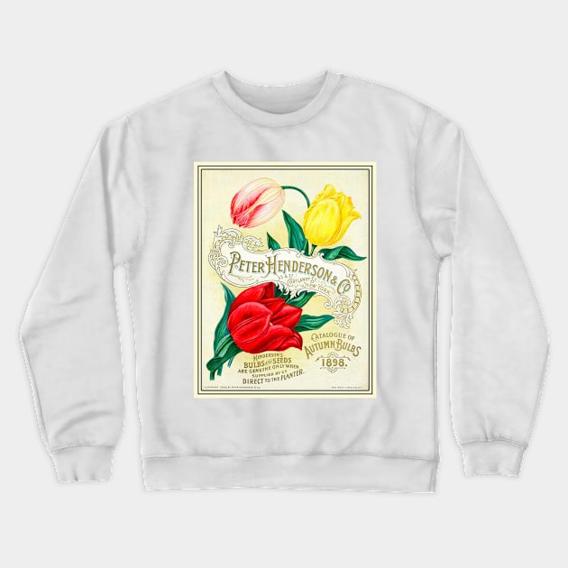 Seed Catalogue Cover (1898) Crewneck Sweatshirt by WAITE-SMITH VINTAGE ART